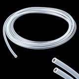 Silikonschlauch 4m Länge, Flexibler Silikonschlauch Lebensmittelecht, 4mm...