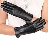 Lederhandschuh, kaltes Wetter, mit Fleece gefüttert, Handwärmer,...