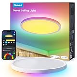 Govee Deckenleuchte RGBIC Smart, 24W Ø30cm Led Deckenleuchte dimmbar,...