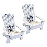 Kisangel 6 Stck Miniatur Strandstuhl aus Holz Teiliges Dekorative Miniatur...