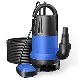 Schmutzwasserpumpe 400 W 7500 l/h Tauchpumpe Gartenpumpe Brunnenpumpe...