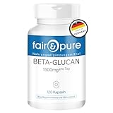 Fair & Pure Beta-Glucan Kapseln 1500mg aus Hafer, 120 Stück, veganes...