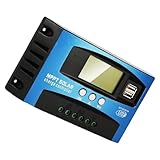 100 A Solarpanel-Regler mit LCD-Display, MPPT-Laderegler für 12-V- und...