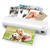 OidoZac Laminiergerät, 9-Zoll 4 in 1 A4 Laminiermaschine - Weiß