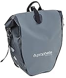 Prophete Seitenpacktasche | Fahrradtasche | grau | Volumen: 20 Liter |...