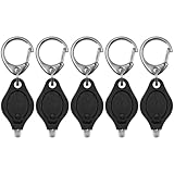 Namvo 6er-Pack Mini-LED-Taschenlampen-Schlüsselanhänger, ultrahelle...