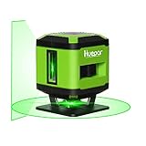 Huepar FL360G Fliesen Laser Grün, Kreuzlinienlaser für die Verlegung von...