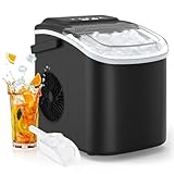 PALINTH Eiswürfelmaschine, Eiswürfelbereiter 9 Würfel in 6 Minuten...
