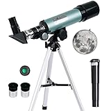 Mijiao Teleskop für Kinder, 360/50mm Astronomisches Teleskop Refraktor...