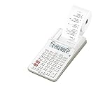 Casio HR-8RCE-WE Druckender Tischrechner Weiß Display (Stellen): 12...