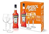 Aperol Aperitivo Geschenkset - 1 x 0,7 l - Aperol im Set mit 2 Gläsern...