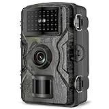 HSSNS Wildkamera, 60MP 4K Video Jagdkamera, 0,1 Sekunden ausgelöste IP66...