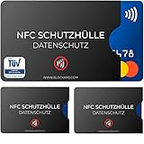 BLOCKARD TÜV geprüfte NFC Schutzhülle (3 Stück) aus Kunststoff für...