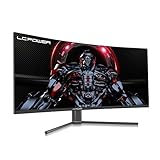 LC-POWER LC-M34-UWQHD-165-C 34 Zoll UltraWide Curved PC Gaming Monitor,...