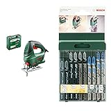 Bosch Stichsäge PST 650 (Schnitttiefe in Stahl/Holz 4mm/65mm, im Koffer) +...