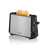 Cloer 3890 Single-Toaster, Minitoaster für 1 Toastscheibe, 600 W,...