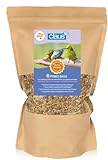 Claus Primus Basis | 2 kg | Hauptfutter für Wellensittiche | Kann...