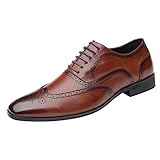 Oxfords Für Herren Klassische Freizeitschuhe Bequeme Formelle...