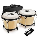 Eastar Bongo Trommel 6 Zoll/15.24 CM und 7 Zoll/17.78 CM Percussion...