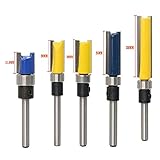 WSOOX 5 Stück Holz Fräser Router Bit Oberfräser 1/4 Schaft Alloy Blade...