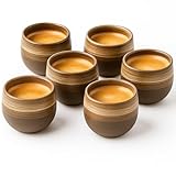 Maxito Espressotassen aus Steingut mit 80 ml als 6er Set für...