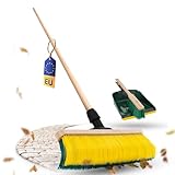 Novaliv Krallenbesen mit Stiel 60cm inkl. Kehrgarnitur Outdoor,...