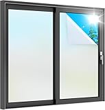 rabbitgoo Fensterfolie Milchglasfolie Blickdicht Sichtschutzfolie Matt...