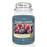 Yankee Candle Duftkerze im Glas (groß) | Mulberry & Fig Delight | Kerze...