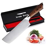 Aroma House Nakiri Messer Kochmesser Profi Küchenmesser Nakirimesser...