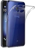 REY Pack 3X Transparent Silikonhülle TPU für HTC U11, Handyhülle Premium...