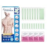 Beauty7 For Men Kaltwachsstreifen Männer Haarentfernung für den Gesicht...