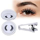 Magnetische Wimpern Natürlich Look, Tragbare Wimpern Magnetisch Set mit...