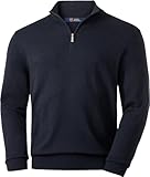 Royal Spencer Herrenpullover aus Kaschmir-Seide in Bordeaux, mit kurzem...