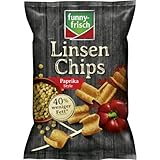 Funny-frisch Linsen Chips Paprika Style Chips Cracker 90 gramm