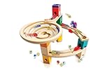 Hape Starter Set Quadrilla Endspurt - Kugelbahn mit 27 Bauteilen aus Holz...