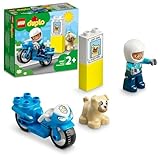 LEGO DUPLO Polizeimotorrad, Polizei-Spielzeug für Kleinkinder ab 2 Jahre,...