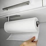 Küchenrollenhalter ohne Bohren VonBueren | Farbe: Silber | Rollenhalter...