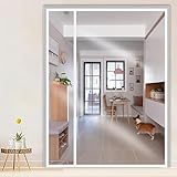 Thermovorhang Kälteschutz Haustür, Magnet Wärmeschutzvorhang für Türen...