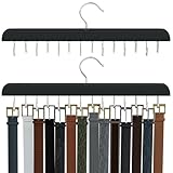 DIRXVMC Gürtelaufhänger für Schrank, max. 42 Gürtel, Gürtel-Organizer,...