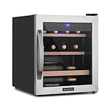 Klarstein Weinkühlschrank, Getränkekühlschrank Schmal, Kühlschrank mit...