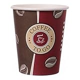 1000 Stk. Kaffeebecher Topline, 'Coffee to go', Pappe beschichtet, 8oz.,...