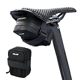Fyfjur Mini Satteltaschen für Fahrrad, Kompakte Tragbare Fahrradtasche...