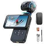 5K Vlog Kamera, 3-Achsen-Stabilisierung Vlogging Camera mit 3,5''...