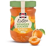 Schwartau Extra Weniger Zucker Aprikose, zuckerreduzierter Fruchtaufstrich,...