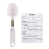 BuyWeek Digitale Löffelwaage, 500g/0,1g Hochpräzise Küchenwaage LCD...