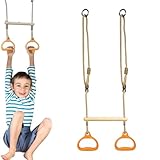 Nankoyal Trapezstange - Ringschaukel Spielplatzausrüstung - Sensorikringe...