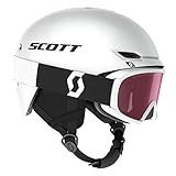 Scott Unisex Combo Skihelm Keeper 2+Goggle Jr Witty White M