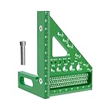 Dreieckiges Winkelmesser aus Aluminium, geeignet für genaue Positionierung...