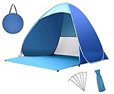 Teenza Pop-Up-Strandzelt, sofortiges Outdoor-Strandzelt, tragbares...