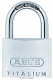 ABUS Vorhängeschloss Titalium 64TI/40 - 2er Set, gleichschließend -...